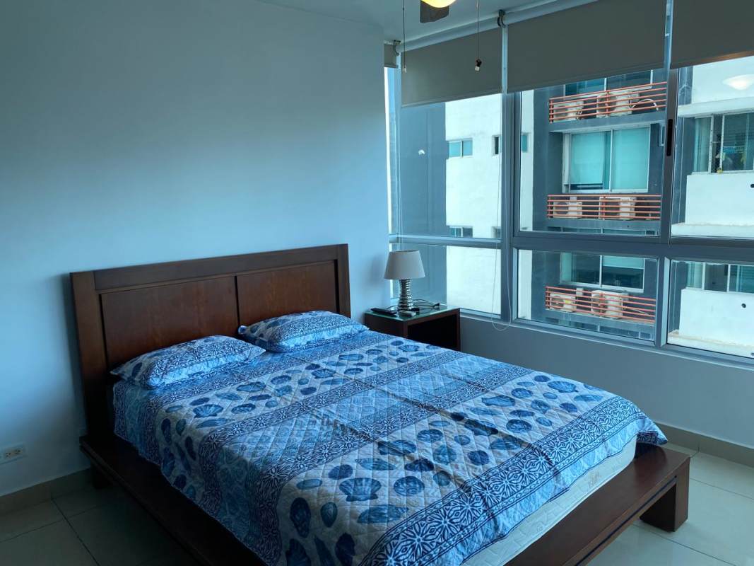 Furnished living dining open plan with ocean views in Top Tower Costa del Este Panama City