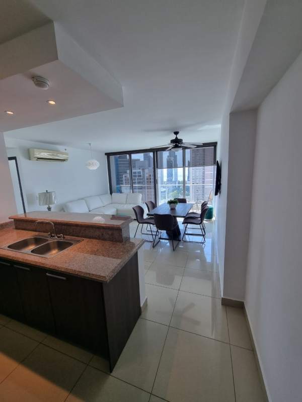 Secondary bedroom with city views, AC and built-in closet in Top Tower Costa del Este Panama