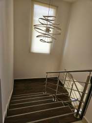Contemporary staircase design inside modern house for sale in Nativa Panama Pacifico