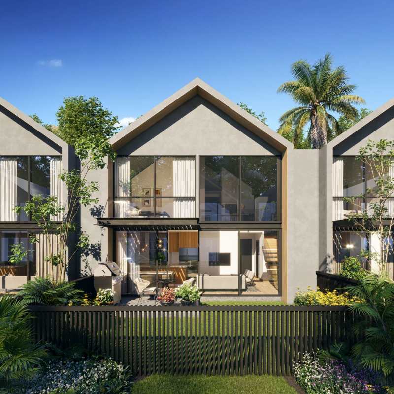 Modern 2-Story 3BR House with Solar Panels Green City North