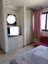 Bedroom featuring wardrobe, space for TV and window with curtains in PH Coronado Golf beach apartment