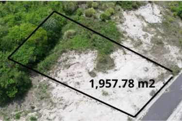 Rectangular beachfront community lot Costa Esmeralda ideal construction site Panama