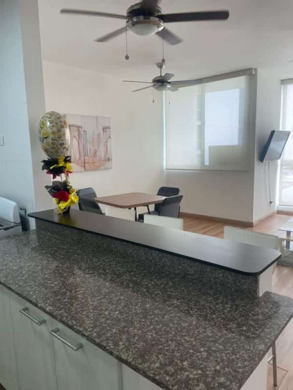 Modern bathroom with shower and vanity in PH San Francisco Bay Panama