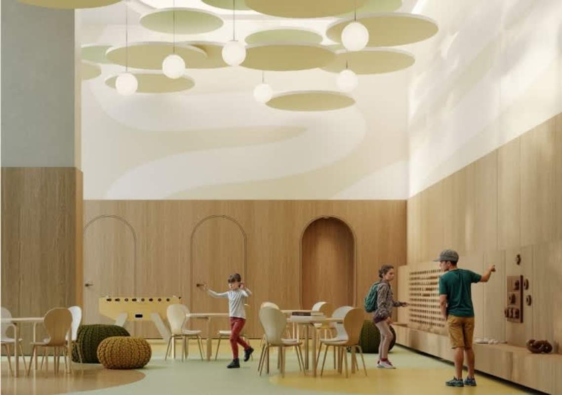 Serene yoga studio indoor outdoor design wellness spa PH Paramount Panama City