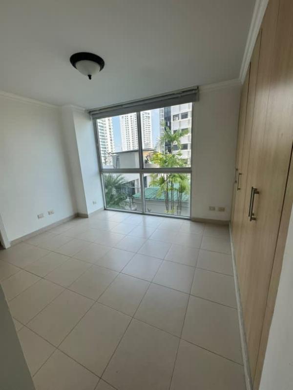 Spacious living-dining area with large windows city view in PH Costa del Mar San Francisco Panama