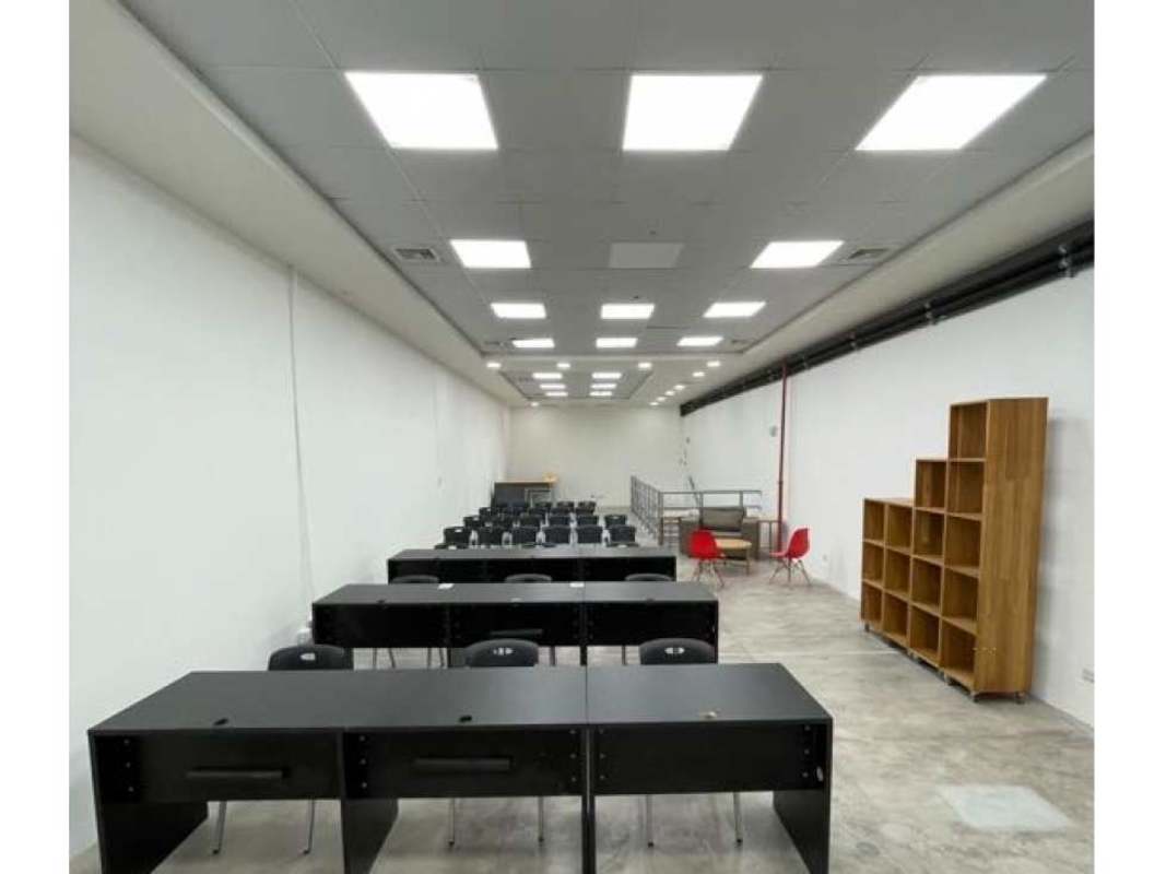 Facade of shopping center Plaza Obarrio with parking and signage in Obarrio Panama