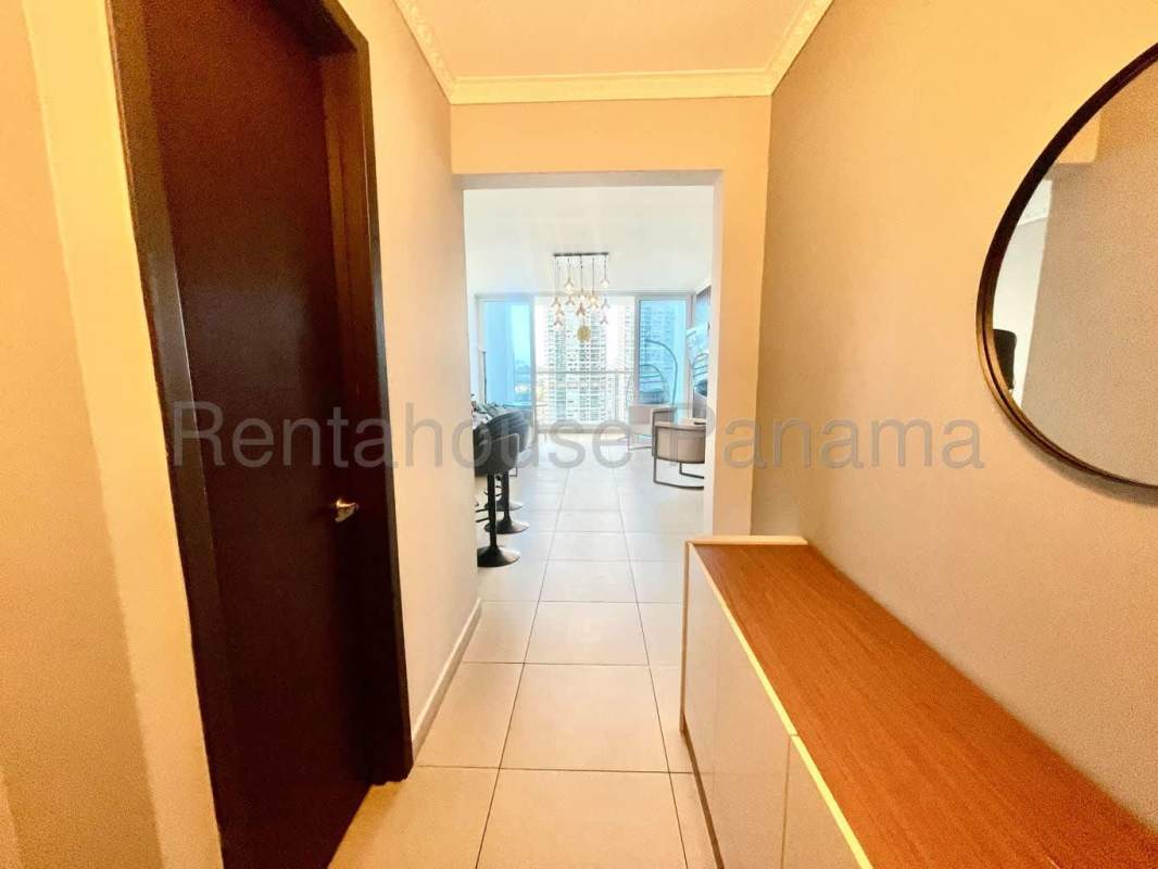 Large balcony with skyline views PH Midtown Costa del Este Panama