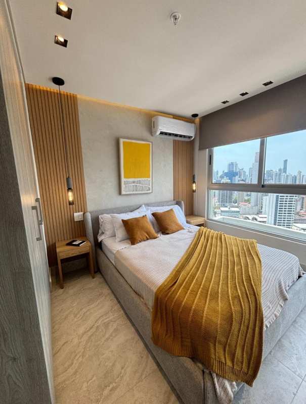 Kitchen with granite counters imported cabinetry stainless appliances PH Pacific Midtown El Cangrejo Panama