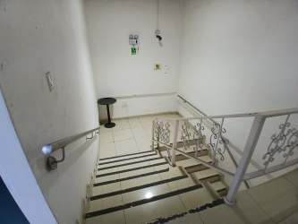 Bright hallway with glass doors and windows at commercial center in Vista Alegre Panama