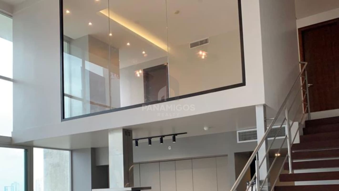 Contemporary kitchen with granite countertops and stainless appliances PH Oceanaire Punta Pacifica