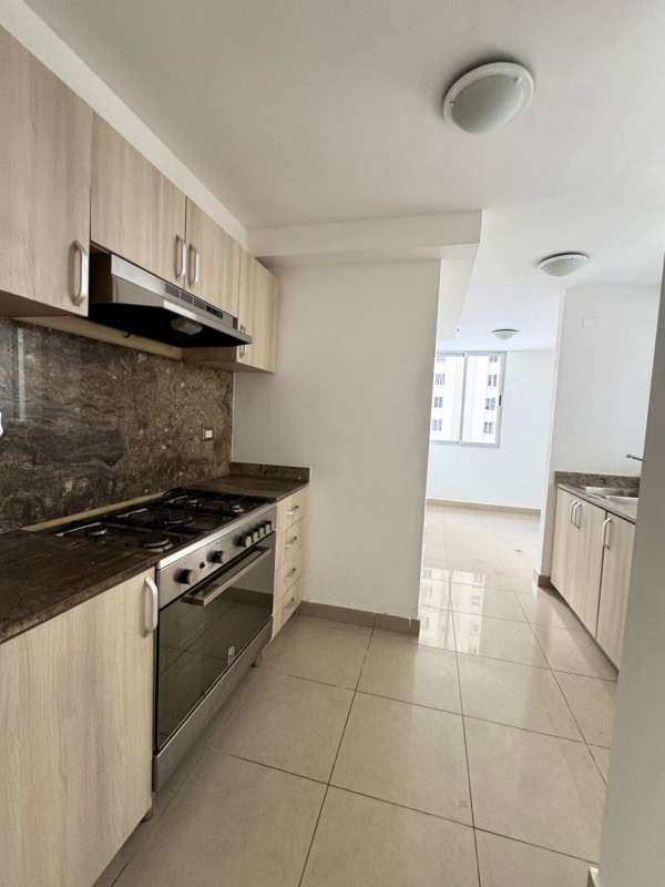 Remodeled kitchen with granite counters stove oven in PH Rokas Dorado Lake Panama City