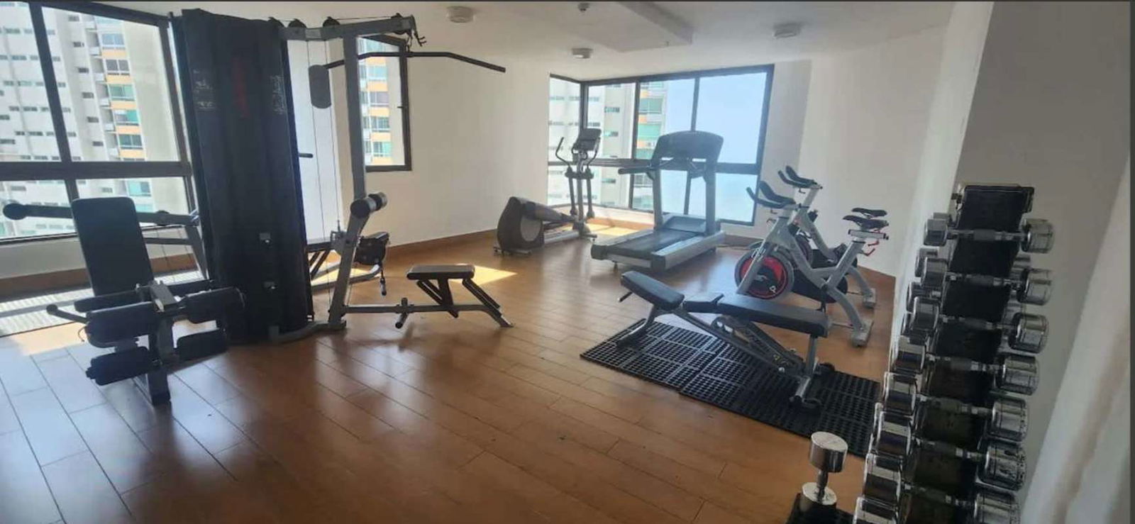 Second bedroom large window built-in closet San Francisco Bay Panama City