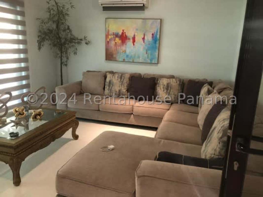 Elegant foyer entrance marble floor wrought iron staircase luxury home Costa del Este Panama