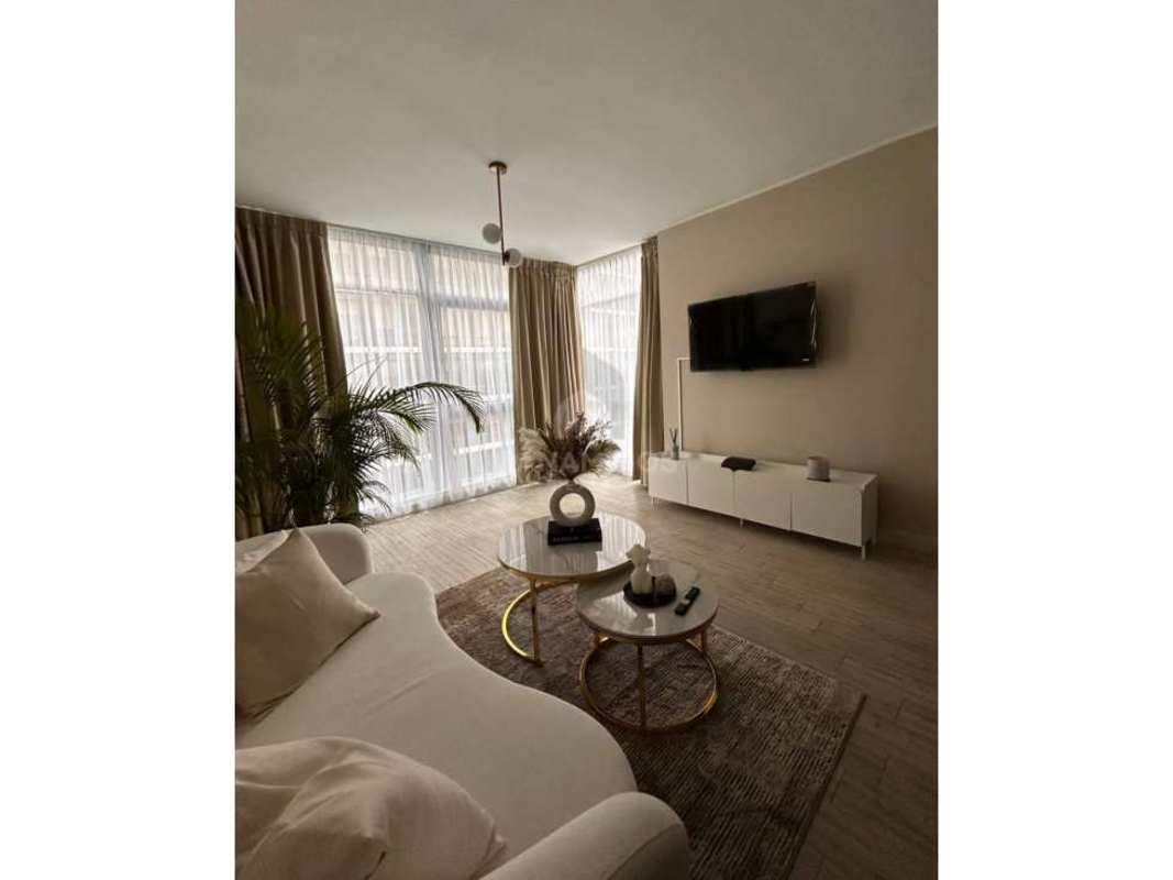 Open modern kitchen with granite countertops in PH Quartier Boutique Atlapa San Francisco Panama City