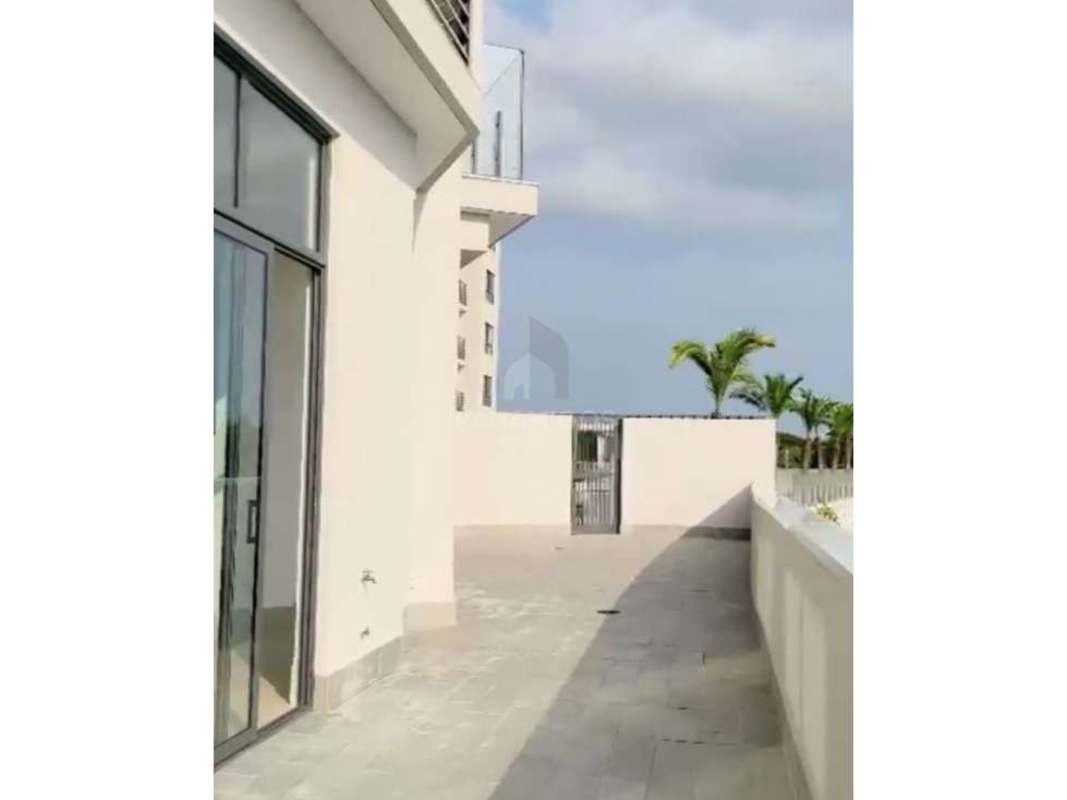 Infinity pool and panoramic terrace with golf course view at Ocean House Santa María Panama