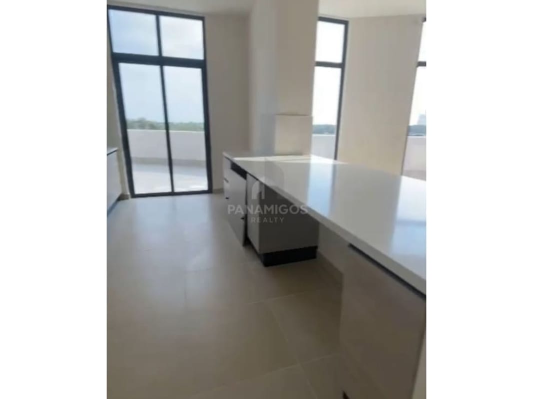 Double-height elegant lobby in Ocean House with luxury finishes and reception area