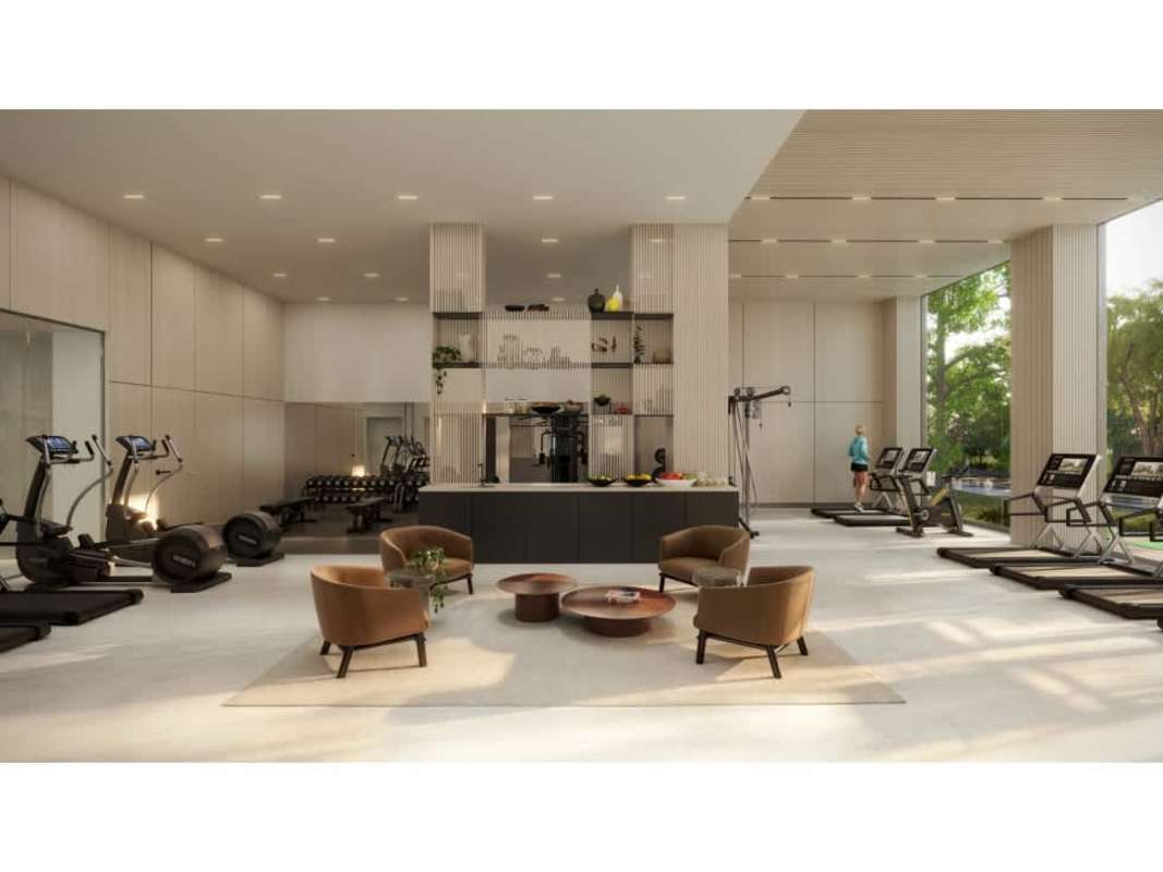 Bowling alley and arcade machines game room amenity PH Skyline Tower Marbella