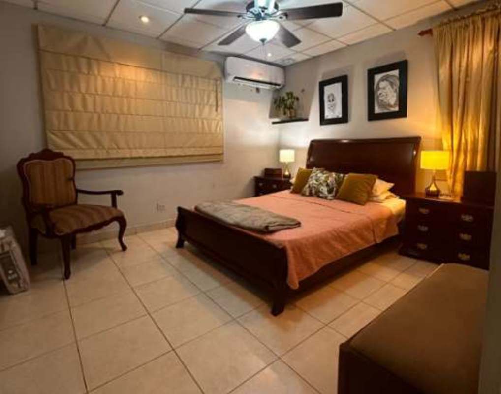 Private backyard terrace with pergola, BBQ, and garden in Dorado Lake Condado del Rey Panama