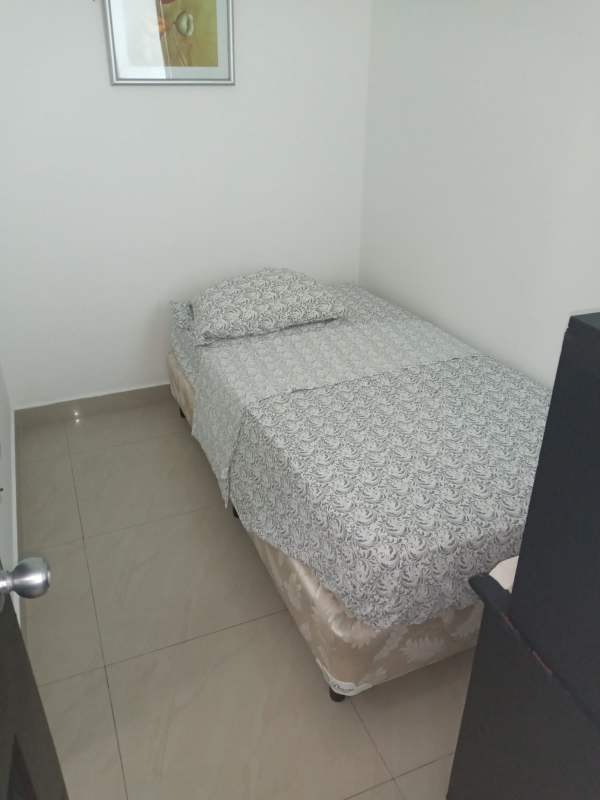 Modern kitchen with granite countertop and appliances in PH Pacific Sky Punta Paitilla