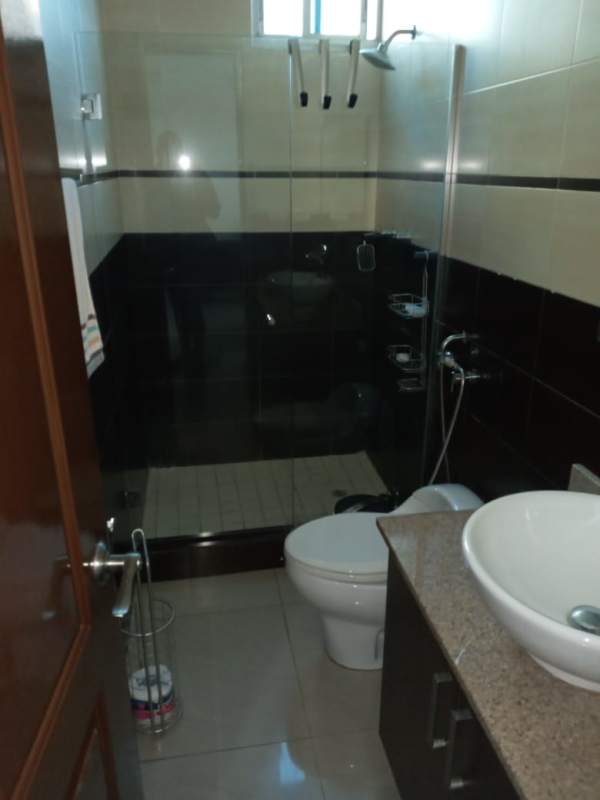 Furnished master bedroom with closet and AC in PH Pacific Sky Punta Paitilla Panama