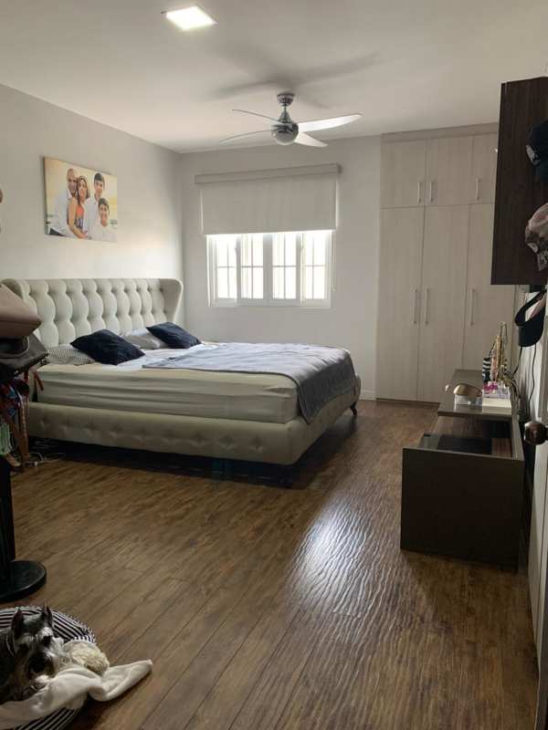 Mediterranean-style swimming pool with archways and landscaped gardens Villa Valencia Costa Sur Panama