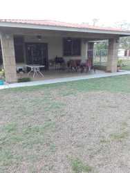 Large covered tiled terrace patio outdoor dining space rental house David Panama