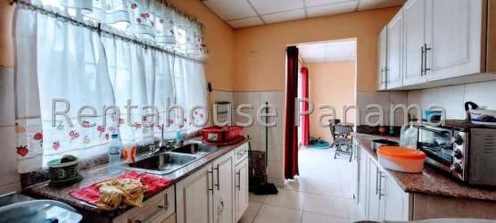 View from kitchen to dining space with natural light Chorrera Panama