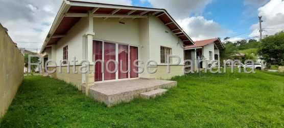 Dining space with glass doors leading to patio and backyard La Chorrera Panama