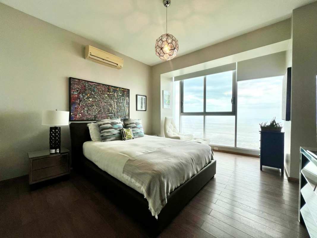 Large living area terrace oceanfront views PH Ocean Two Panama City