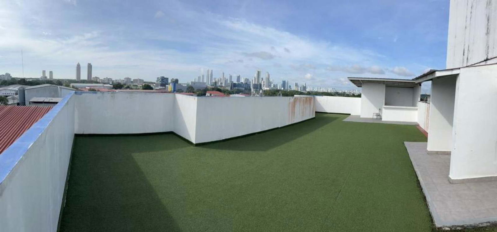 Full bathroom modern tile vanity and walk-in shower Mystic Gates Juan Diaz