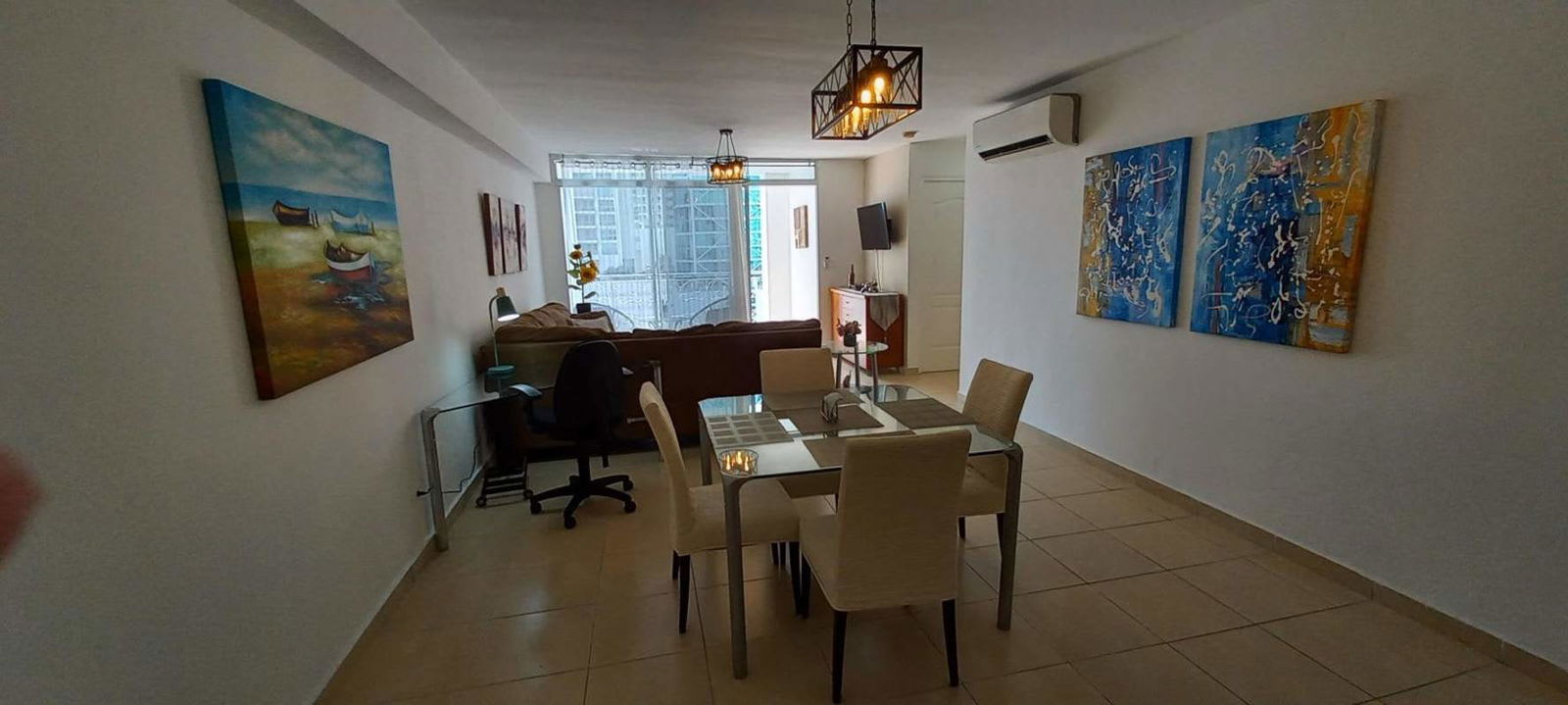 Fully equipped kitchen with granite counters in PH Pacific Point Punta Pacifica Panama