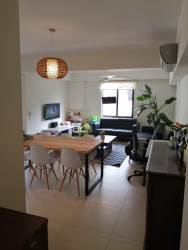 Modern bathroom with glass shower enclosure and vanity PH River Valley Panama Pacifico