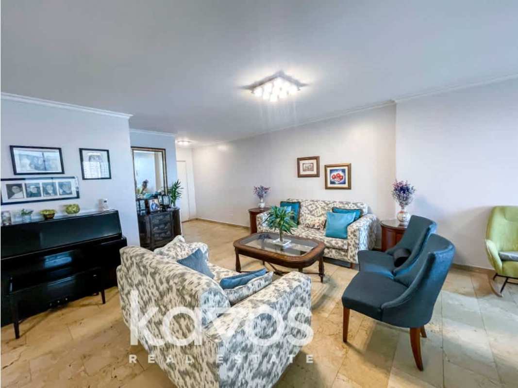 Bright master bedroom, en-suite bath, split AC, ceramic floors at PH Costa Pacifica Punta Pacifica Panama City