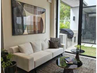 Large swimming pool and recreation area in Panama Pacifico residential community