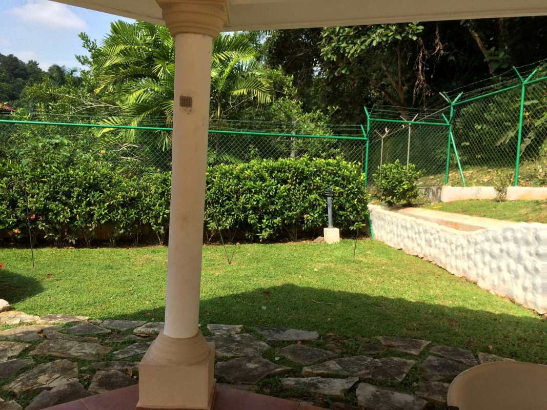 Master suite with wood flooring private bathroom and balcony in Albrook Panama City