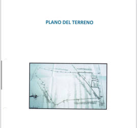 Blueprint of 4.5 hectare teak plantation with boundary lines in Panama