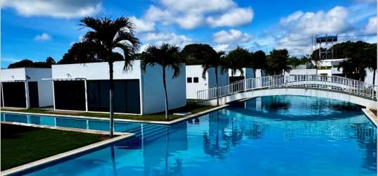 Modern open kitchen with imported tiles in PH Ibiza Santa Clara beach villa for sale