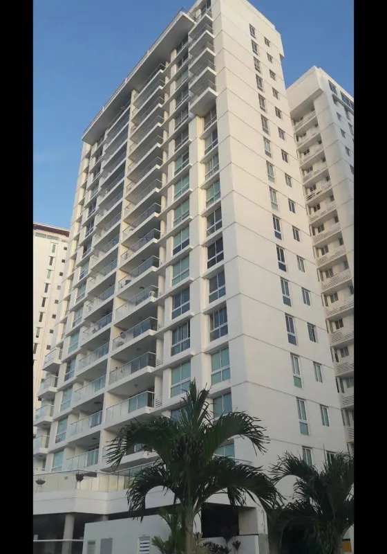 Modern mid-rise PH Clayton Park building facade with balconies Clayton Panama