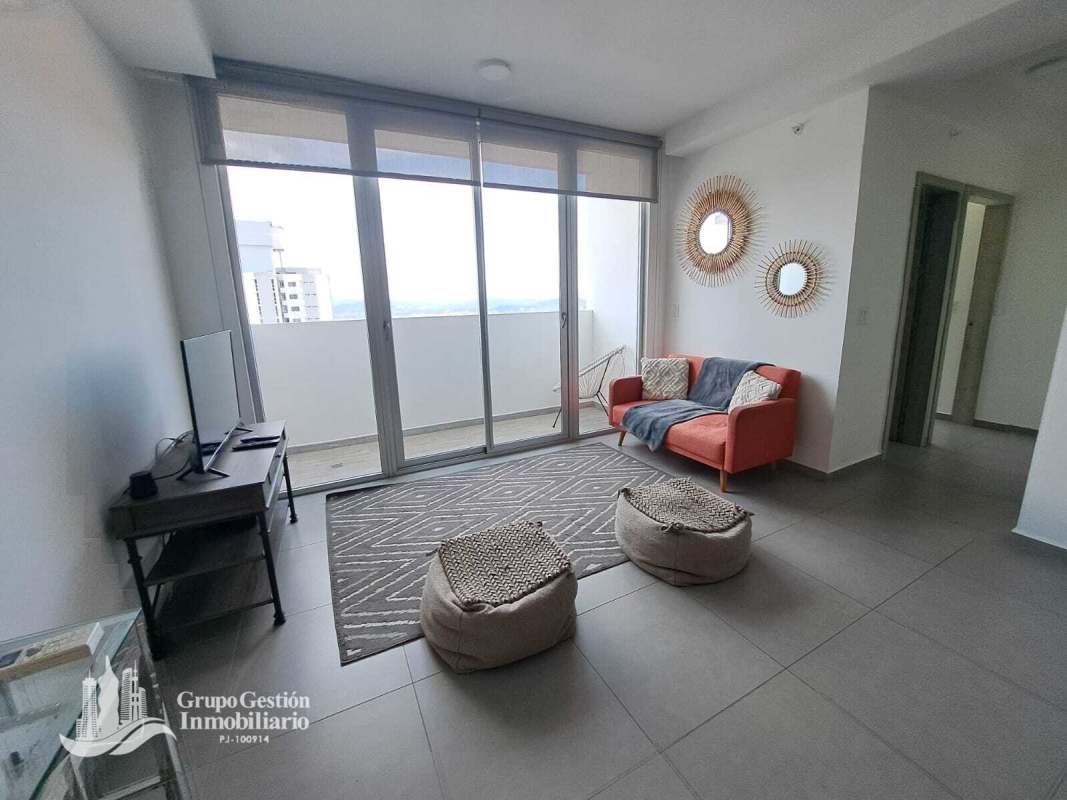 Modern kitchen with granite counters, stainless appliances in apartment PH Signature Point Bella Vista Panama
