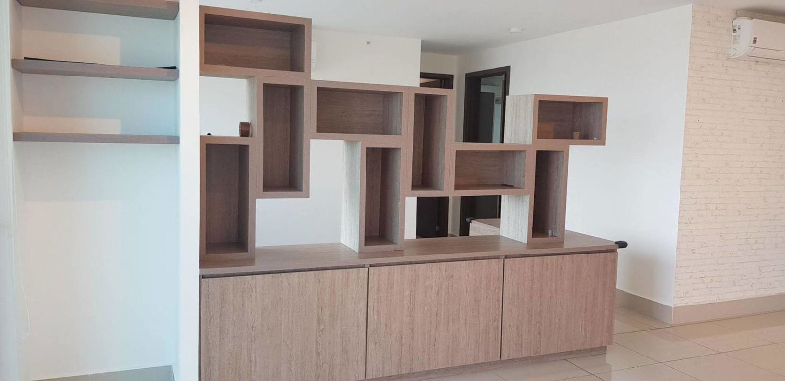 Master bedroom with sea view window PH Oceanaire Costa del Este Panama City