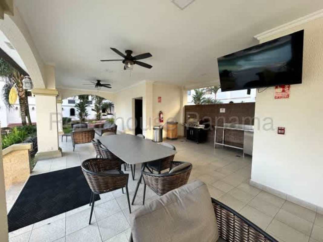 Multiple swimming pools with lounge chairs Embassy Village Clayton Panama