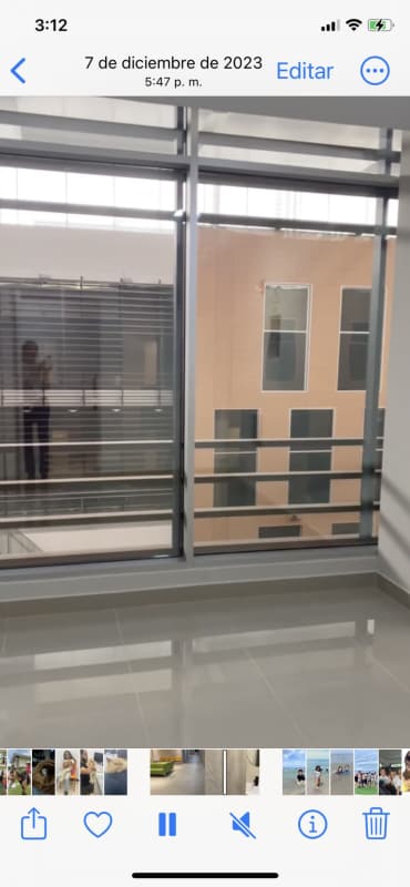 Bright open interior with large windows in finished medical office rental Costa del Este Panama