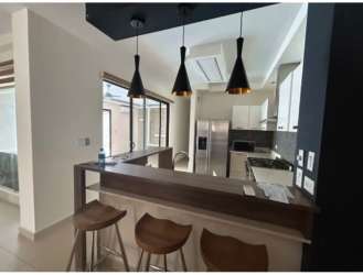 Fully equipped kitchen with island countertops house for rent Panama Pacifico