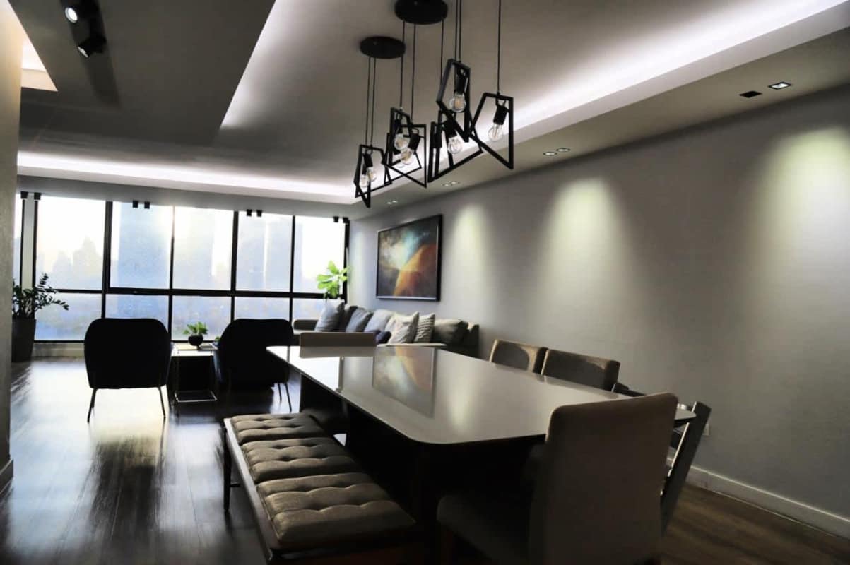 Contemporary kitchen with granite countertop, stainless appliances in PH Country Park San Francisco