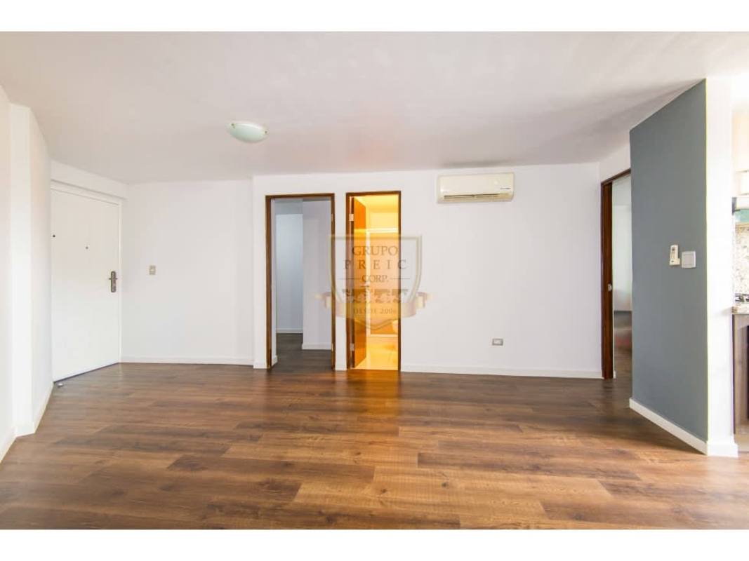 Bedroom with wood flooring, large window in Residencial Llano Bonito Don Bosco Panama