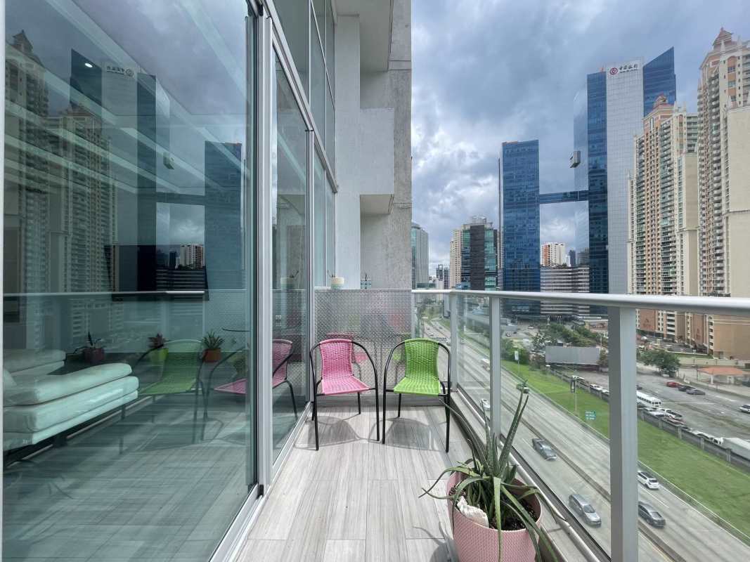 Spacious bedroom smart AC ocean view Punta Pacifica Panama for rent