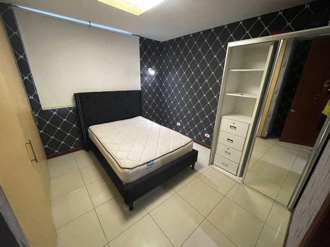 Contemporary kitchen with granite counters and large window with sea view PH Pacifica Coco del Mar Panama