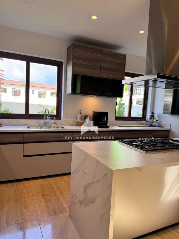 Family lounge with ample space and modern styling luxury home Santa Maria Panama