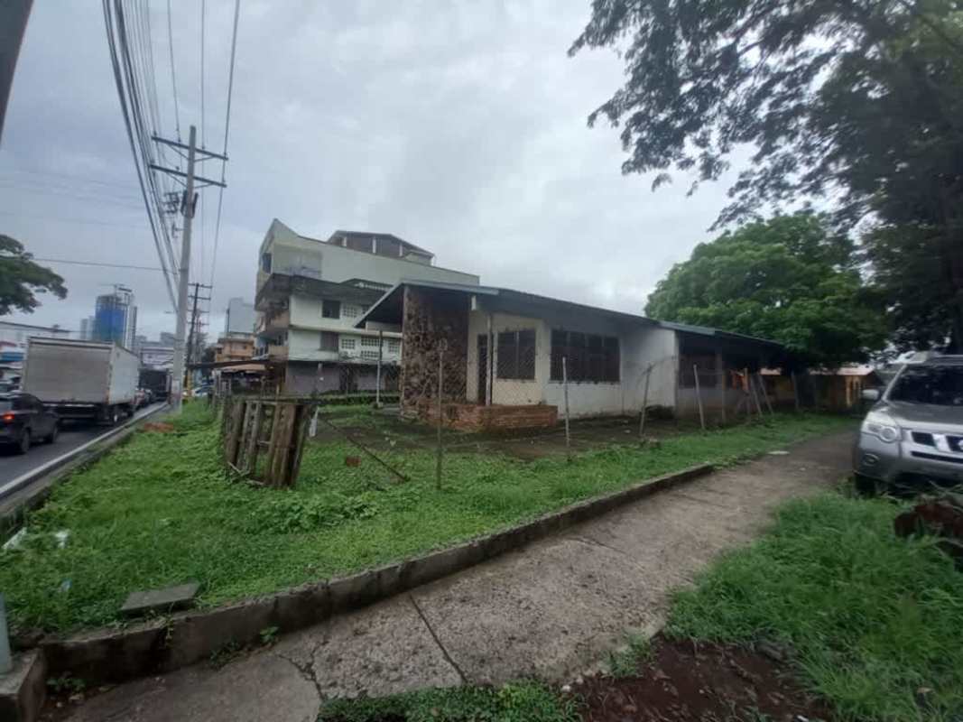 City commercial lot facing busy street with neighborhood buildings El Ingenio Panama.