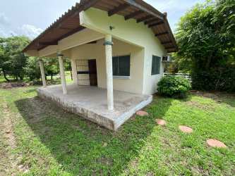 Sloped grassy lot with mature trees Costa Esmeralda San Carlos Panama